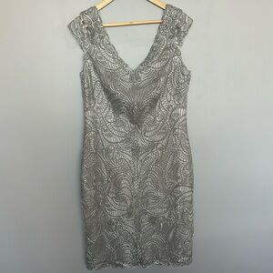 Tadashi Shoji - Cold Shoulder Cocktail Dress